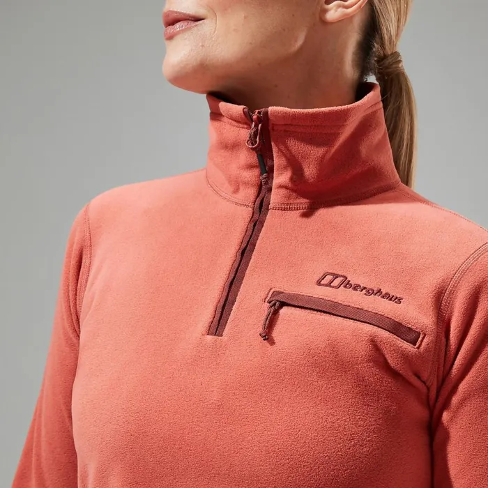 Fleece Women Berghaus Prism 20 Micro Half Zip Polartec Fleece 8211 Red