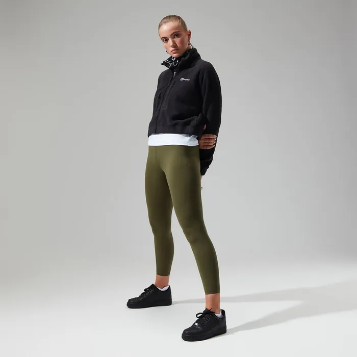 Fleece Women Berghaus Urban Cropped Coord Fleece Jacket 8211 Black