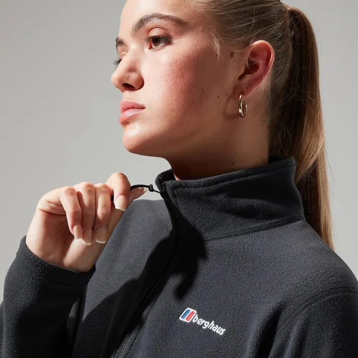 Fleece Women Berghaus Urban Prism Crop Half Zip 8211 Black
