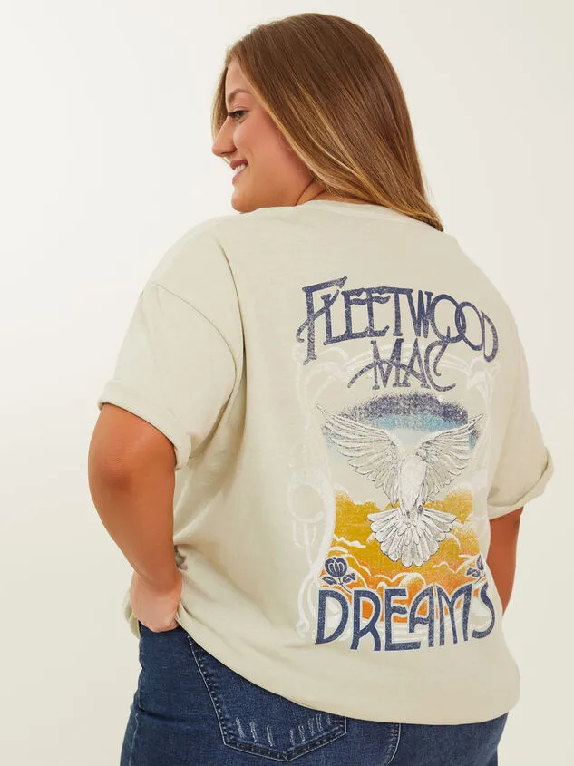 Fleetwood Mac Graphic Tee Sand Women Altar039d State Tops