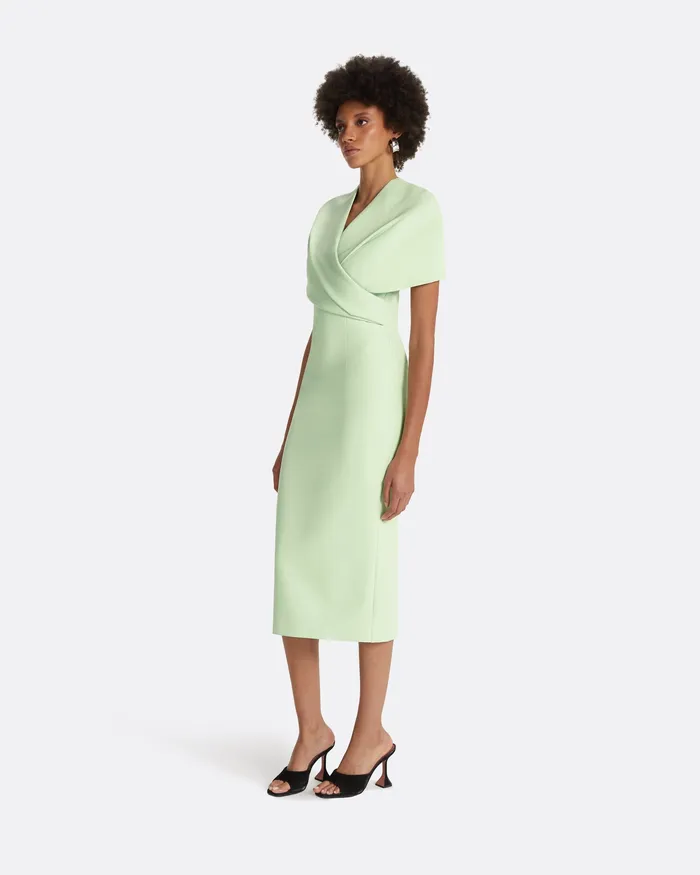 Flora Aloe Midi Dress Aloe Women Icons Safiyaa