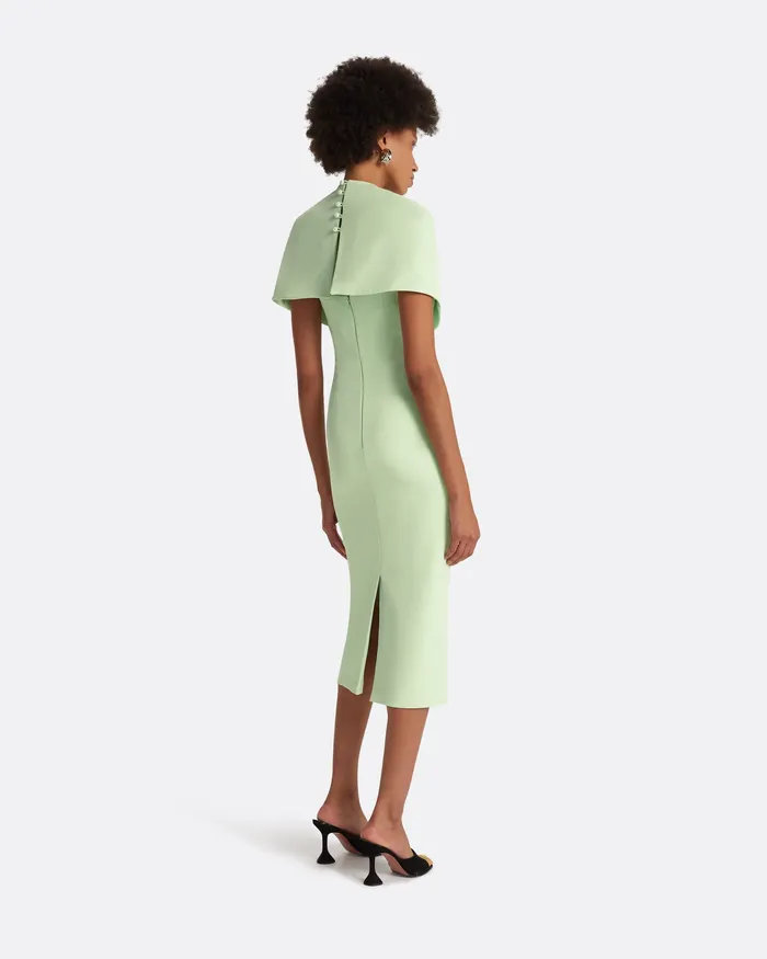 Flora Aloe Midi Dress Aloe Women Icons Safiyaa