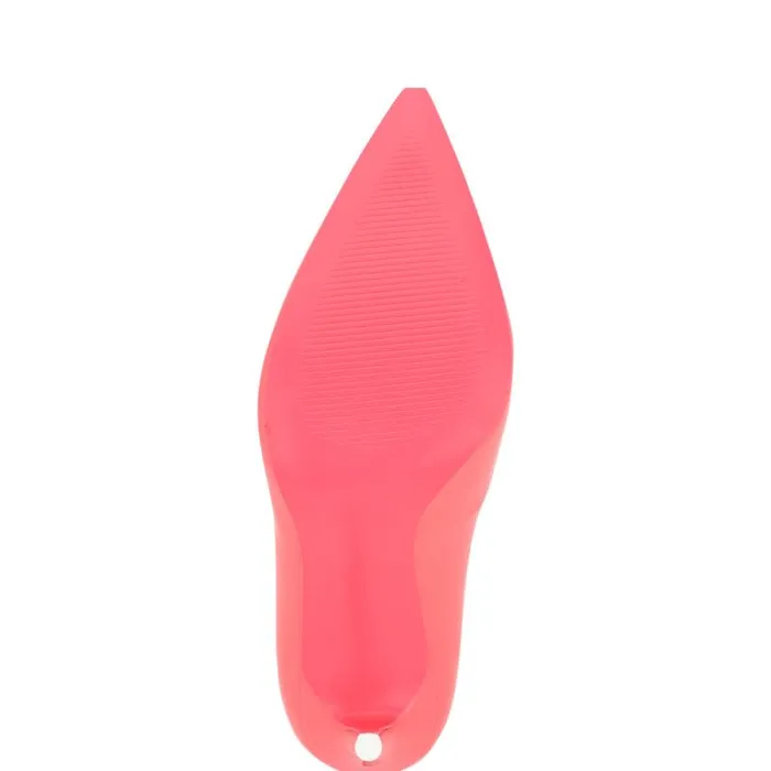 Fresh Pointy Toe Pumps Neon Pink Patent Women Nine West Heels Fresh Pointy Toe Pumps Neon Pink Patent Women Nine West Heels