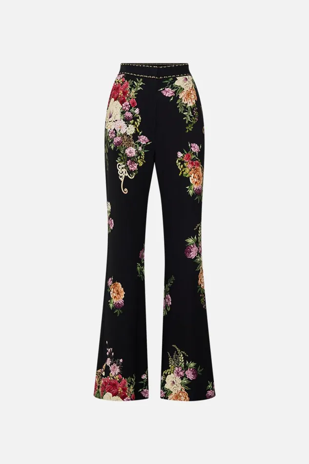 FULL LENGTH FLARED PANT ADORNED IN ALEXANDRIA Adorned In Alexandria Womens Camilla Pants