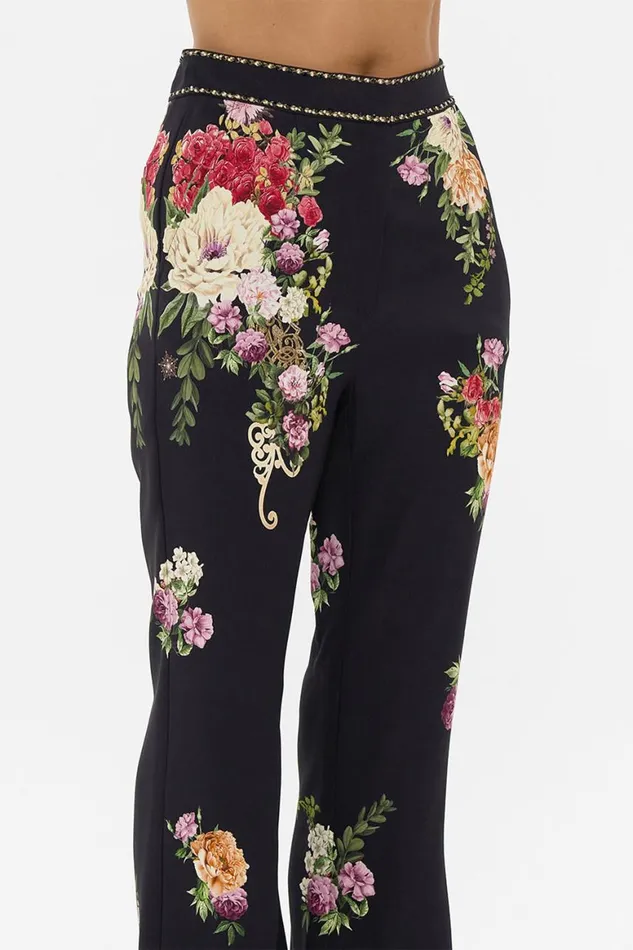 FULL LENGTH FLARED PANT ADORNED IN ALEXANDRIA Adorned In Alexandria Womens Camilla Pants