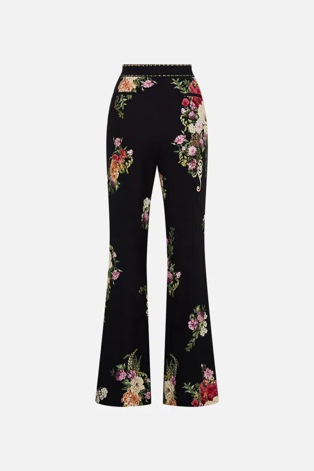 FULL LENGTH FLARED PANT ADORNED IN ALEXANDRIA Adorned In Alexandria Womens Camilla Pants