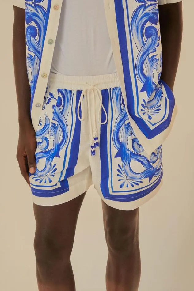 Garden Tiles Shorts Women FARM Rio Shorts