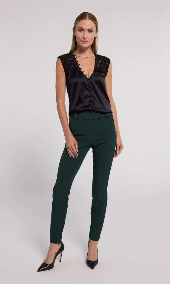 Generation Love Clothing Pants Alexandra Crepe Pants Forest 8211 Women