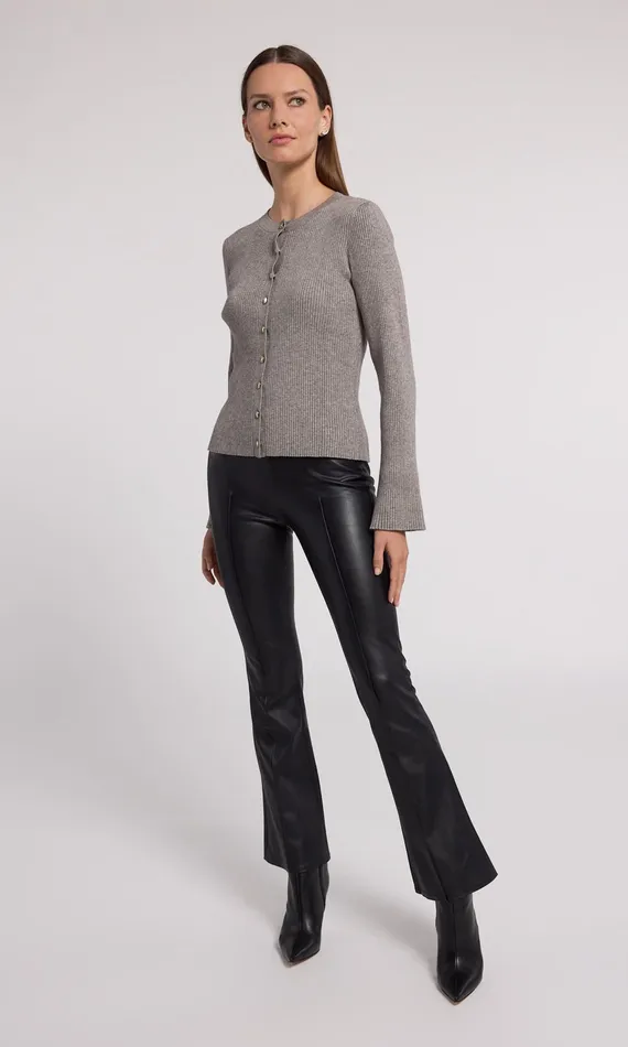 Generation Love Clothing Sweaters and Sweatshirts Dua Cardigan Heather Grey 8211 Women