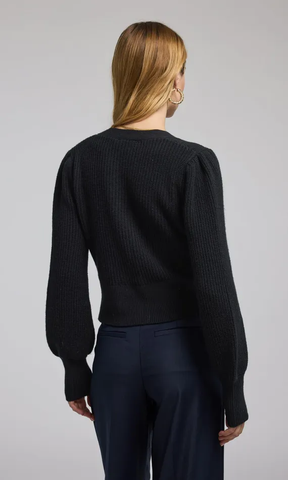 Generation Love Clothing Sweaters and Sweatshirts Monse TurnLock Closure Cardigan Black 8211 Women