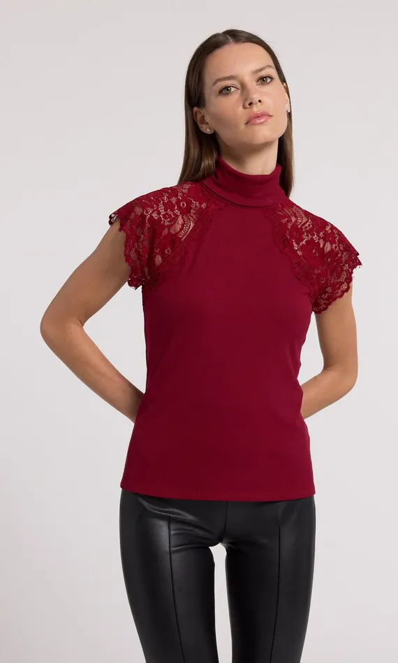 Generation Love Clothing Tops Jessenia Lace Combo Top Scarlett 8211 Women