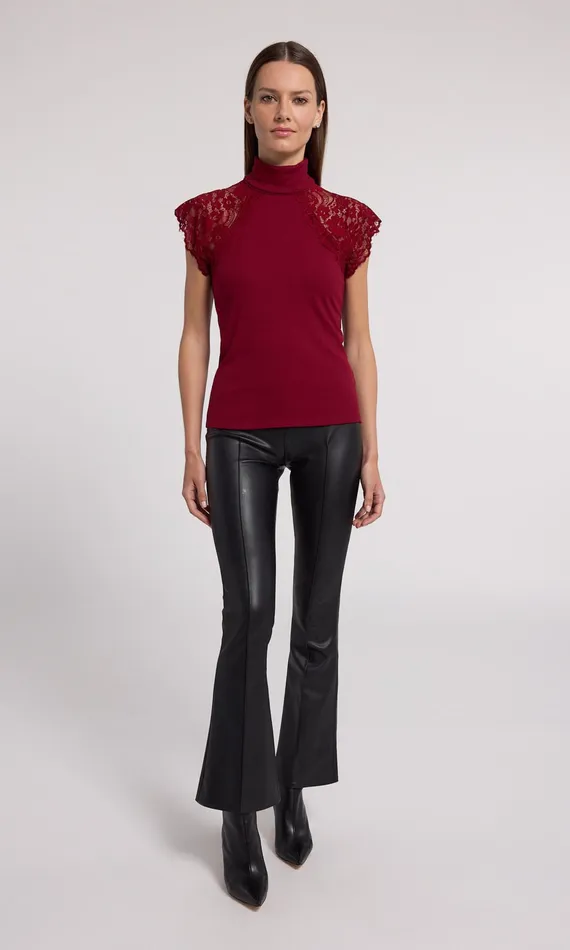Generation Love Clothing Tops Jessenia Lace Combo Top Scarlett 8211 Women