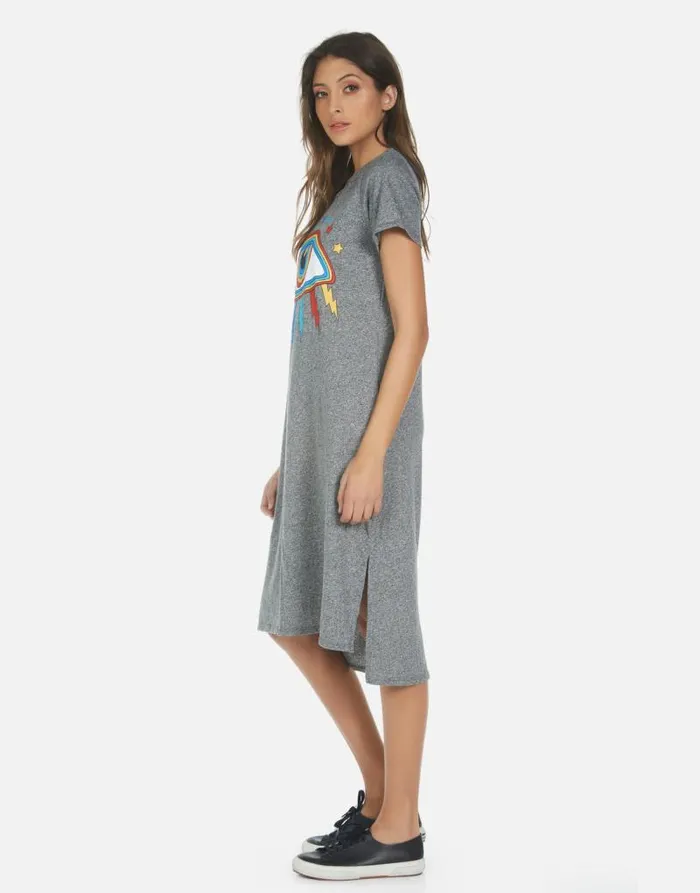 Genesis Rainbow Lightning Eye Heather Grey Women Lauren Moshi Dresses