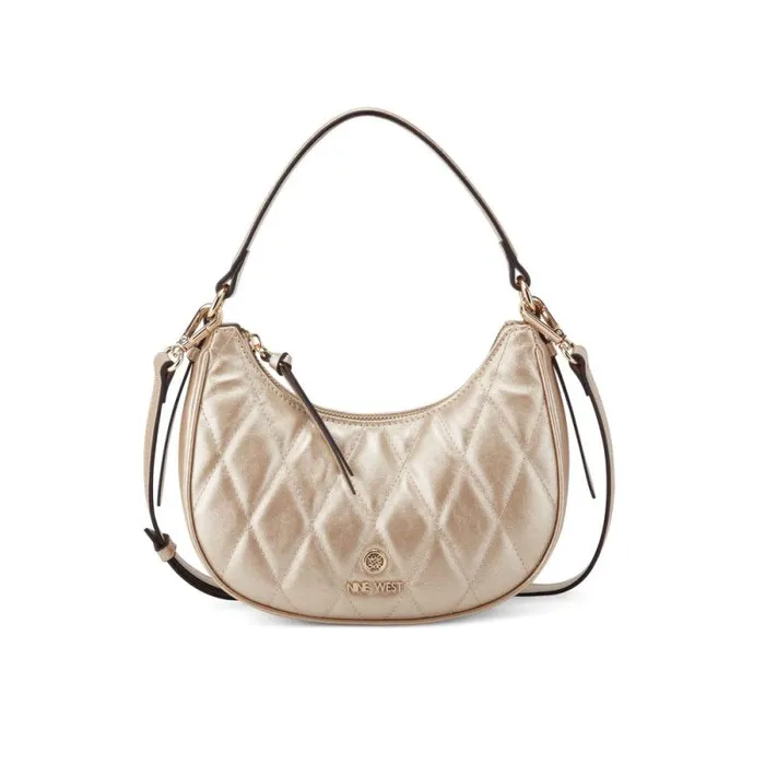 Gibson Mini Hobo Crossbody Gold Women Nine West Crossbody