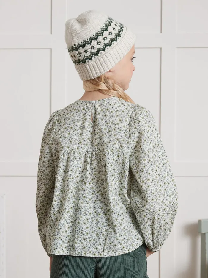 Girls Clothing Cyrillus Marguerite Print Blouse