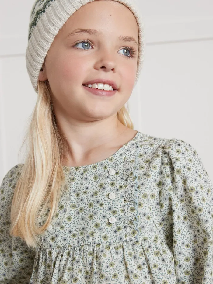 Girls Clothing Cyrillus Marguerite Print Blouse