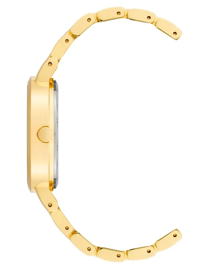 Glitter Accented Dial Watch Gold Women Nine West Straps Glitter Accented Dial Watch Gold Women Nine West Straps