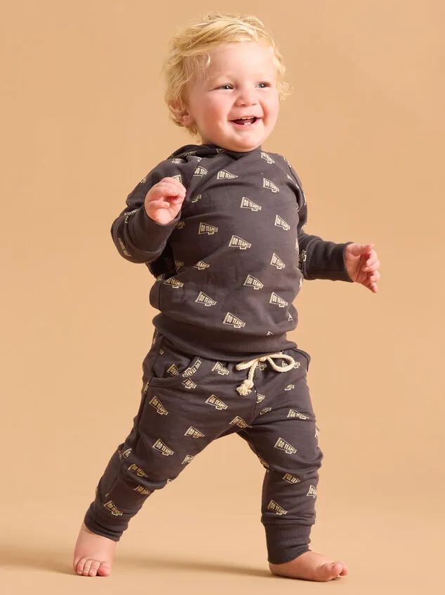Go Team Hoodie And Jogger Set Black Boy Altar039d State Bottoms