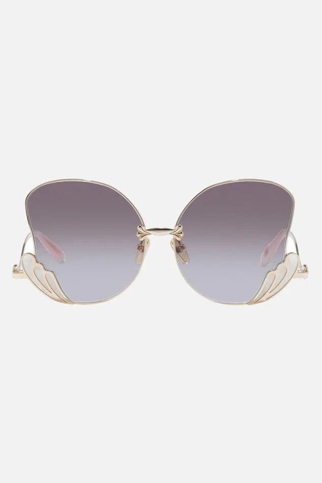 GODDESS ENERGY SUNGLASSES IVORY MARBLE Ivory Marble WomensMens Camilla Sunglasses