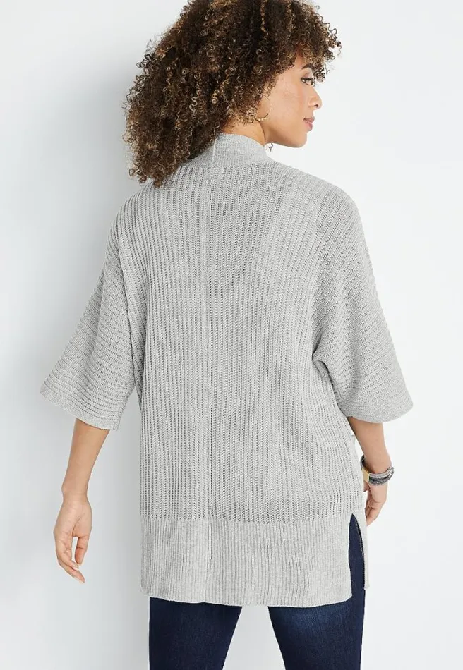 Gray Oversized Duster Cardigan Women Maurices Tops