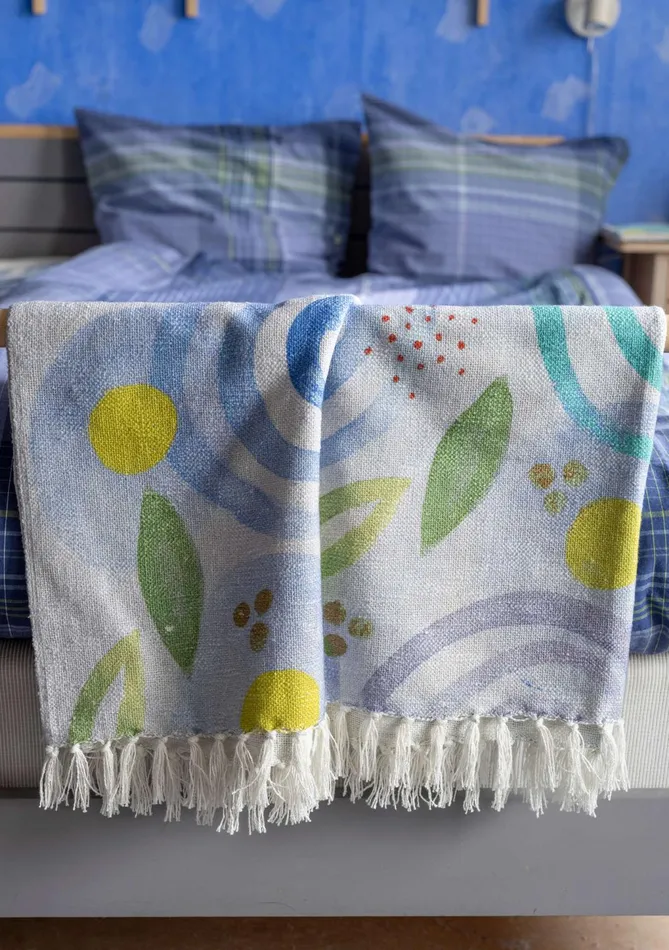 Gudrun Sjdn Cumulus Throw In Organic Cotton Women Bedroom