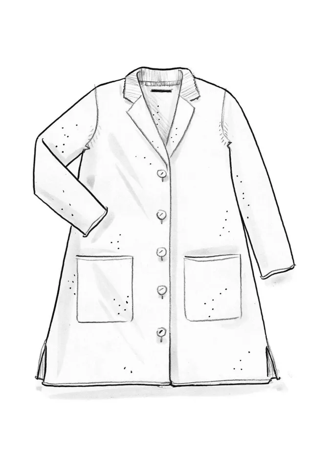 Gudrun Sjdn Knit Blazer In Felted Organic Wool Women Coats and Jackets
