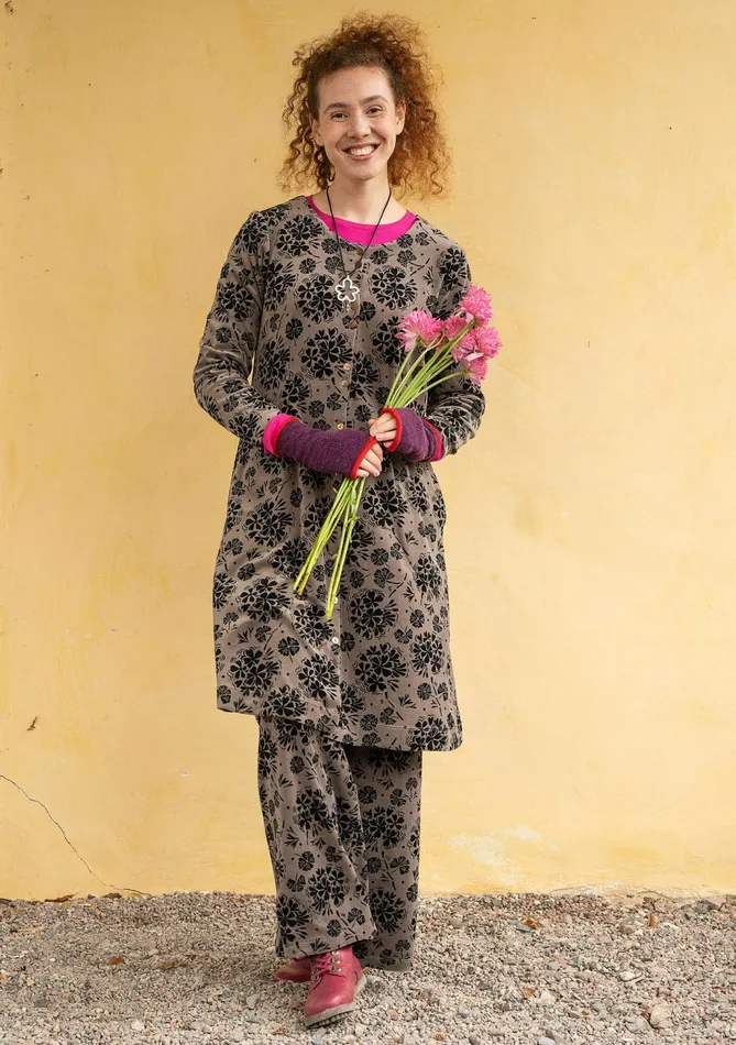 Gudrun Sjdn Selma Velour Pants In Organic Cotton Women Pants