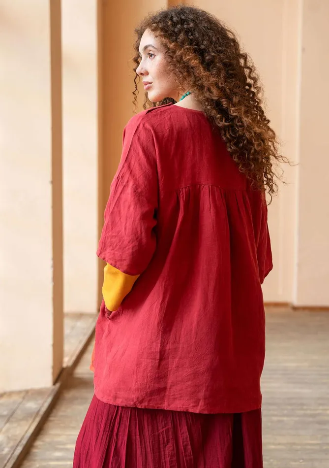 Gudrun Sjdn Sonata Linen Tunic Women Tunics
