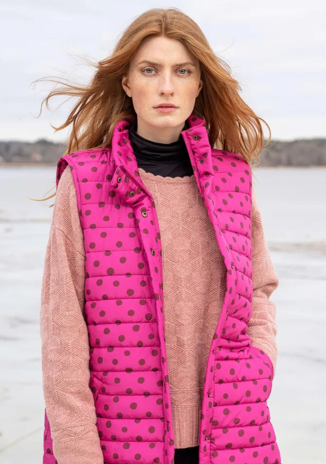 Gudrun Sjdn Susan Vest In Recycled Polyester Women Waistcoats