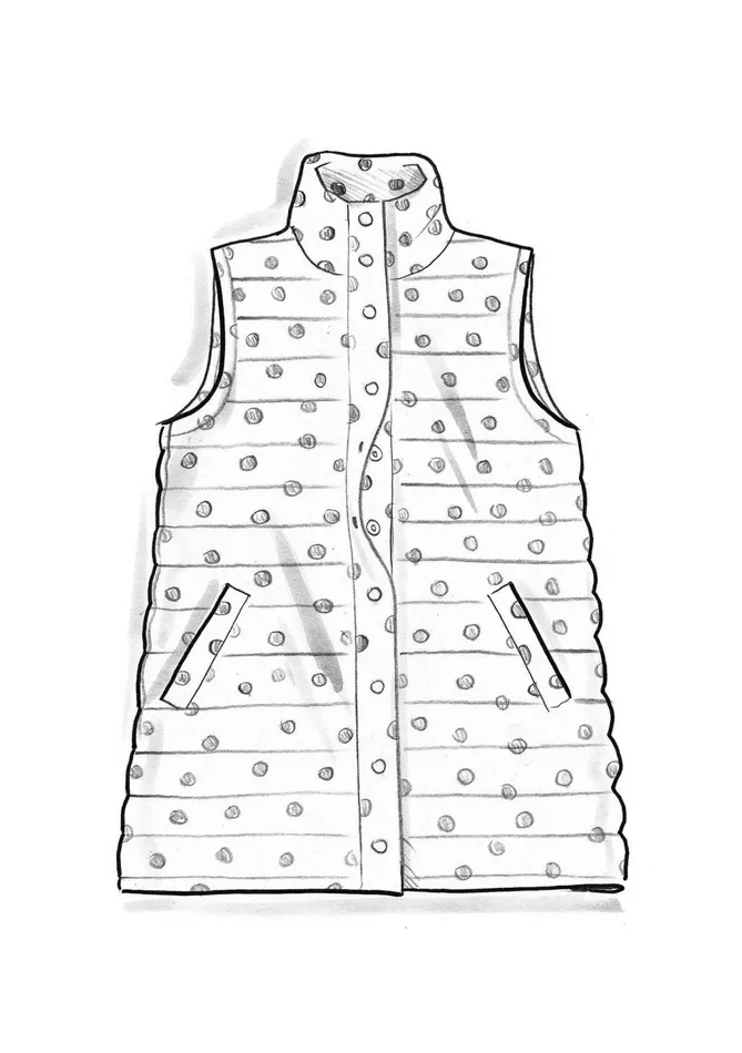 Gudrun Sjdn Susan Vest In Recycled Polyester Women Waistcoats