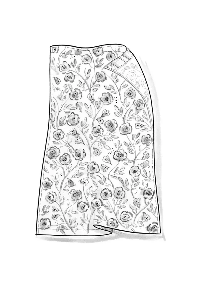 Gudrun Sjdn Wild Rose Curtain In Linen Women Curtains