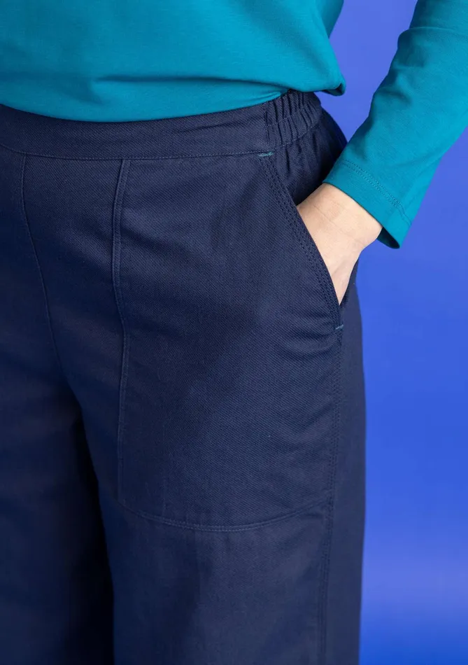 Gudrun Sjdn Woven Twill Pants In Organic Cotton Women Pants