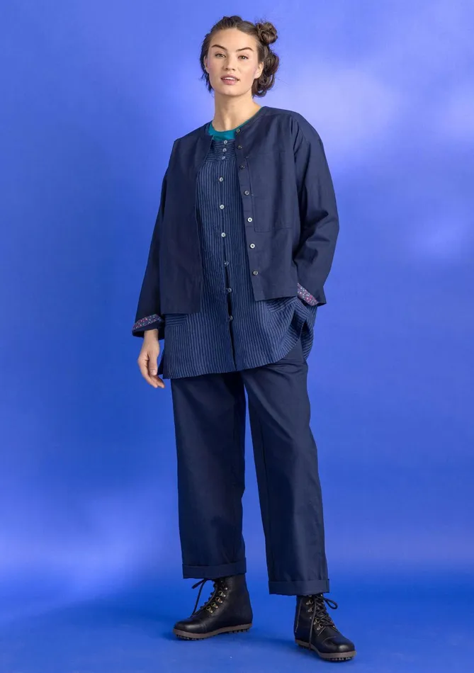 Gudrun Sjdn Woven Twill Pants In Organic Cotton Women Pants