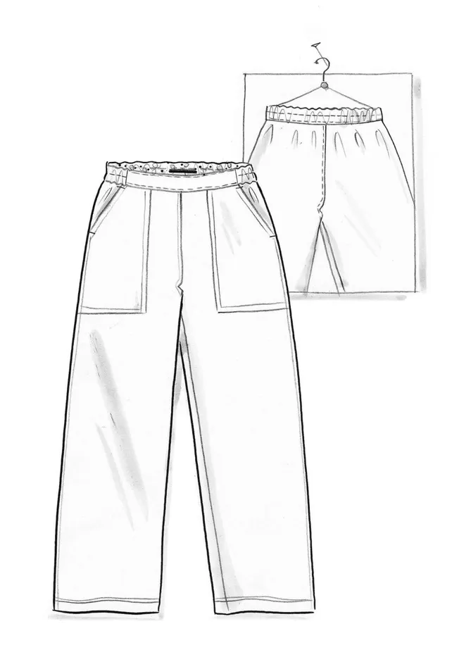 Gudrun Sjdn Woven Twill Pants In Organic Cotton Women Pants