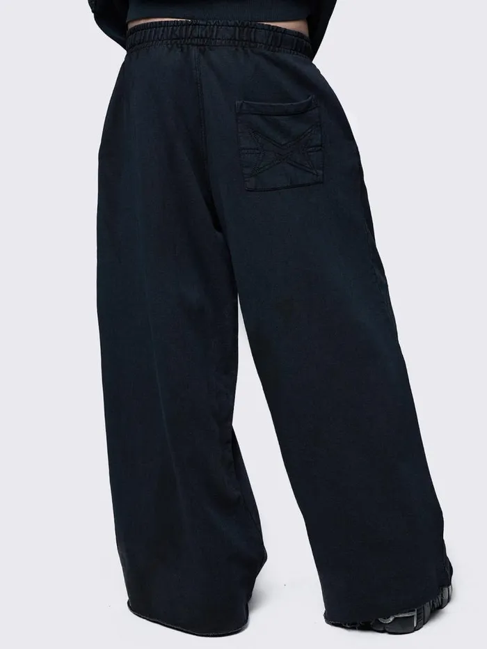 Hard Black Wash Sweatpants Women Minga London Bottoms