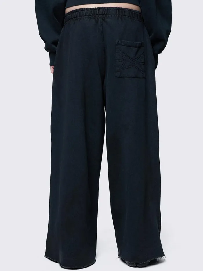 Hard Black Wash Sweatpants Women Minga London Bottoms