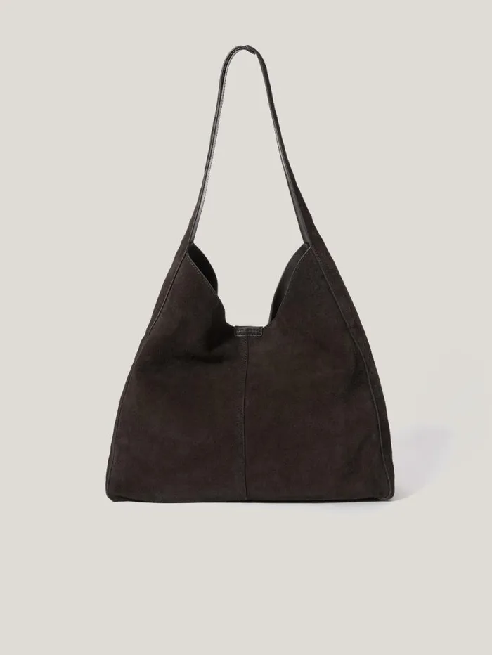 Heckfield Suede Tote Chocolate Women Jigsaw Bags