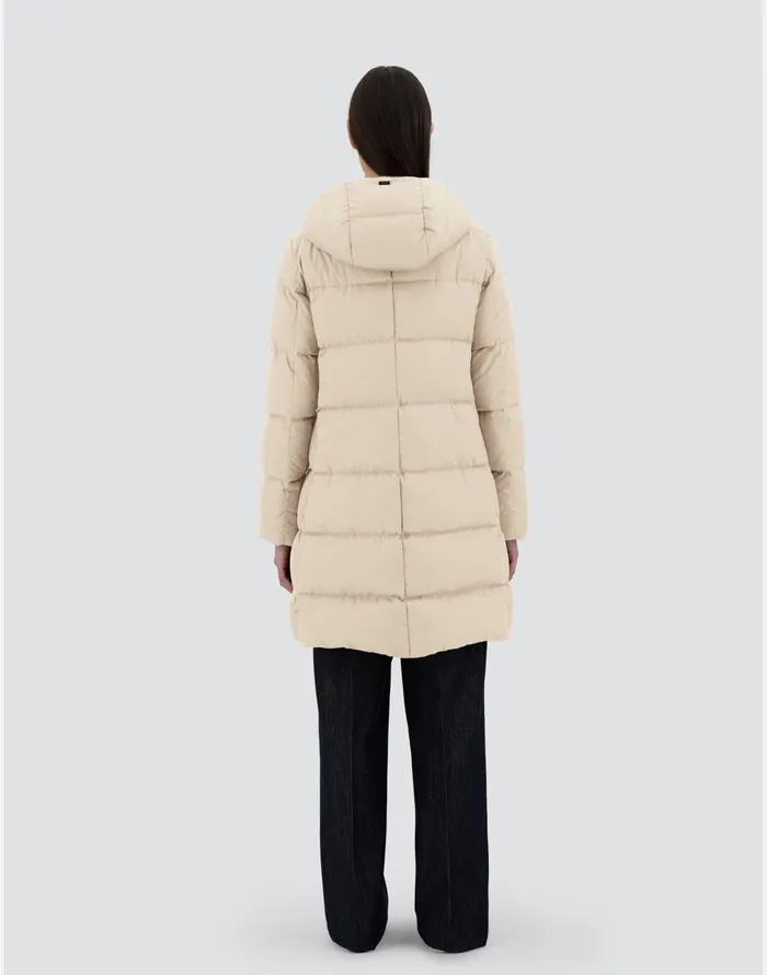 Herno ASHAPE JACKET IN ARENDELLE AND NEW LADY FAUX FUR Light Beige Women AShape