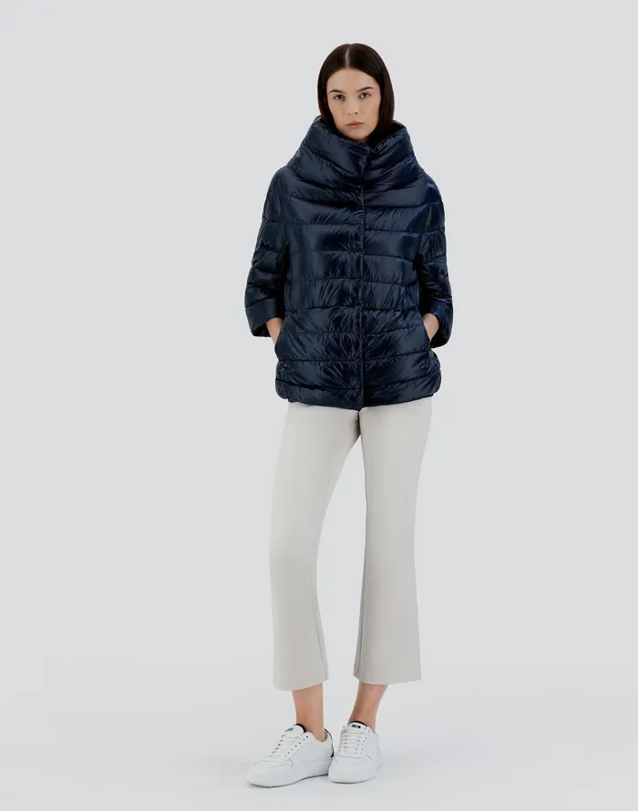 Herno AMINTA Navy Blue Women Capes