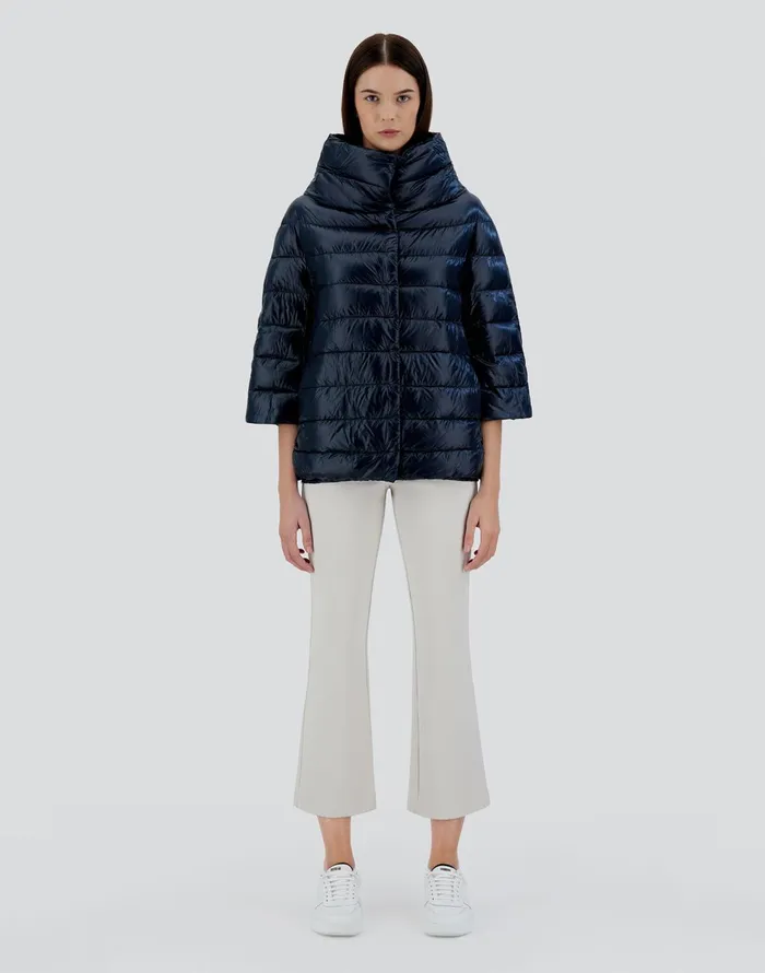 Herno AMINTA Navy Blue Women Capes