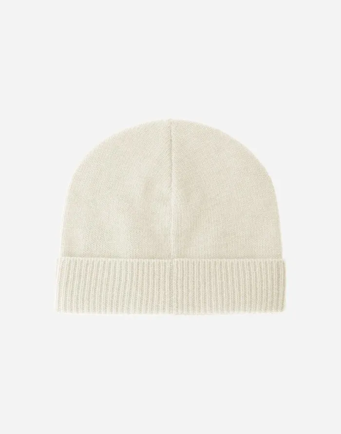 Herno BEANIE IN INFINITY BASIC Cream Men Hats
