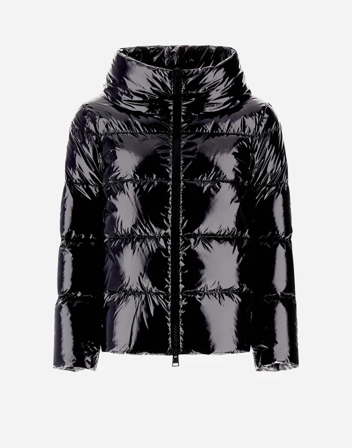 Herno CAPE IN GLOSS Black Women Capes