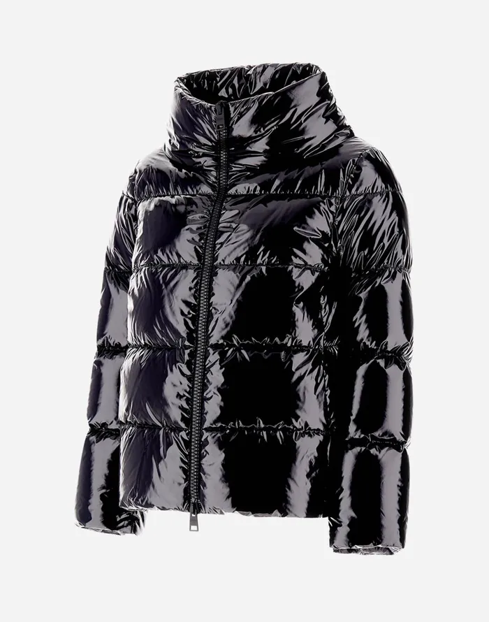 Herno CAPE IN GLOSS Black Women Capes