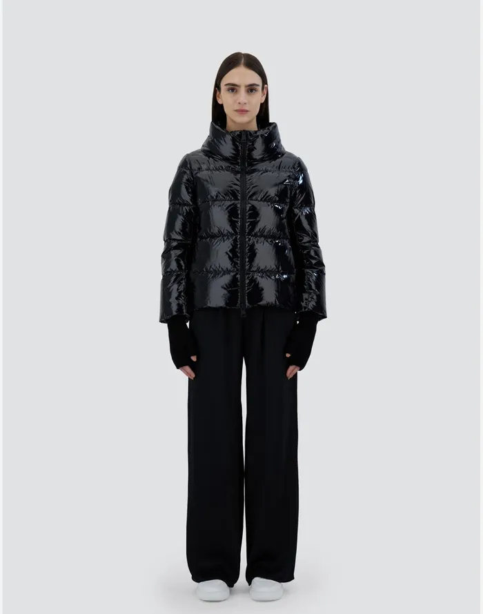 Herno CAPE IN GLOSS Black Women Capes