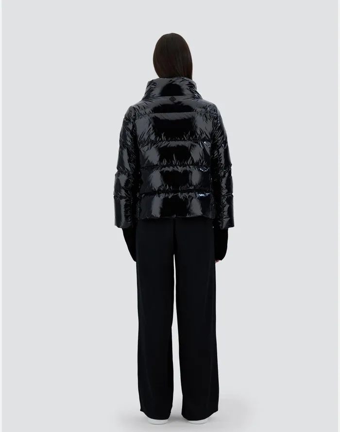 Herno CAPE IN GLOSS Black Women Capes