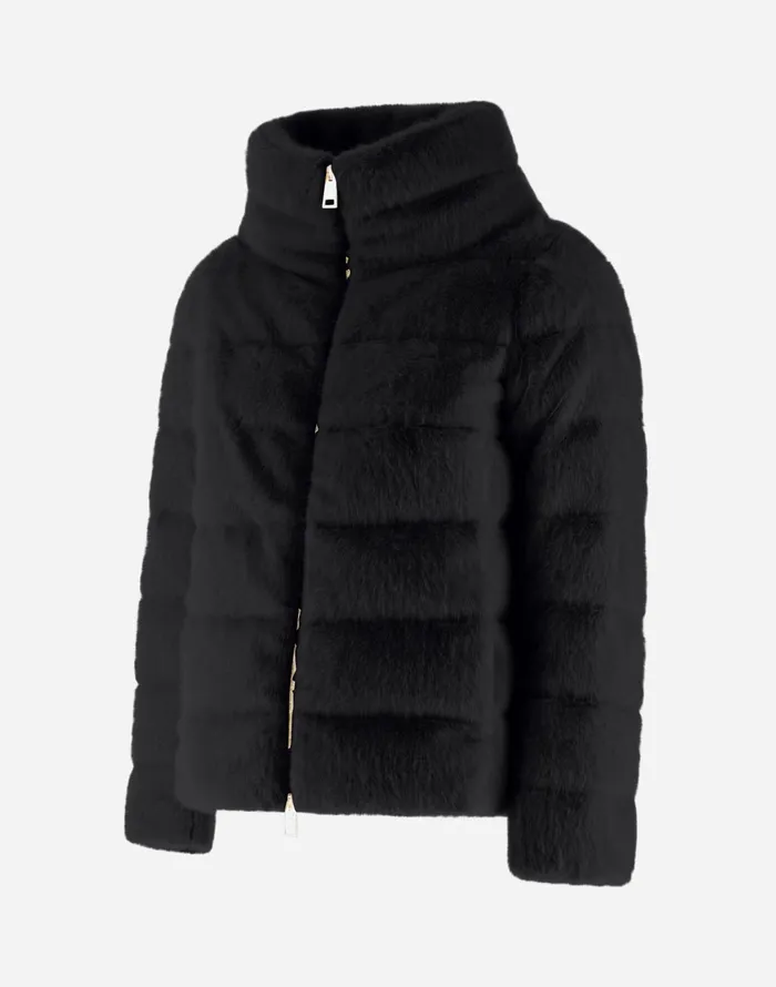 Herno CAPE IN NEW LADY FAUX FUR Grey Women Capes