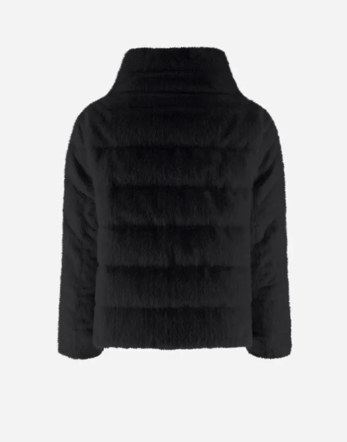 Herno CAPE IN NEW LADY FAUX FUR Grey Women Capes