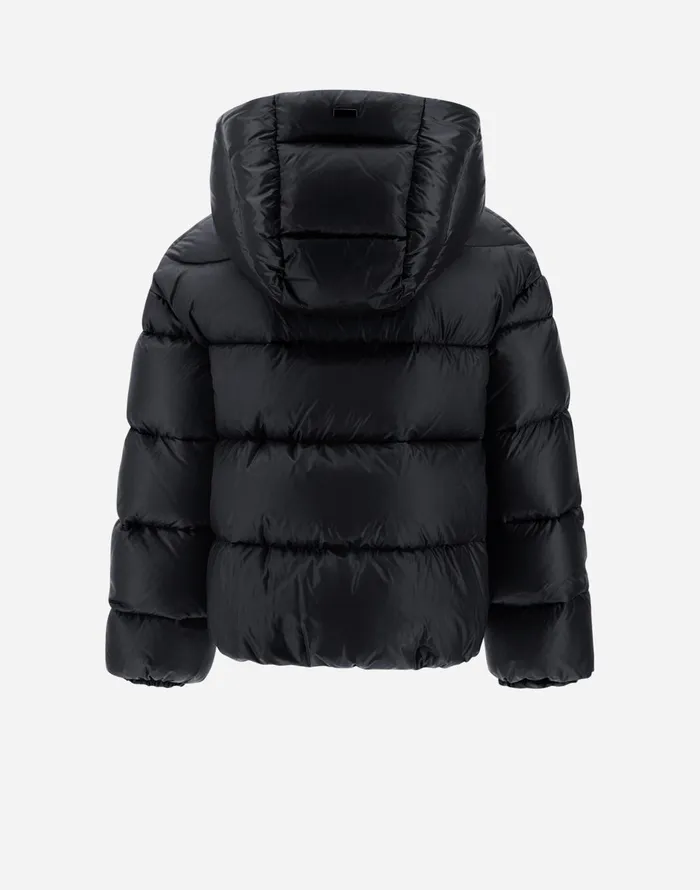 Herno CAPE IN NYLONULTRALIGHT Black Kids Clothing