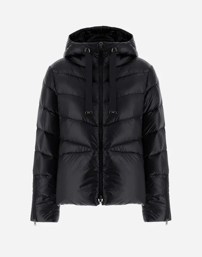 Herno CAPE IN NYLONULTRALIGHT Black Women Capes