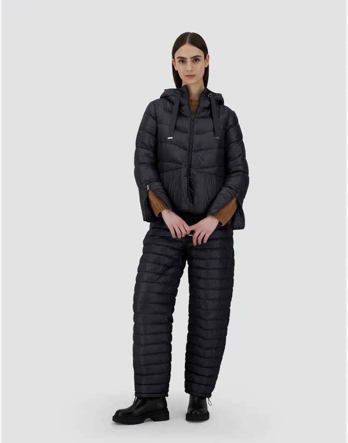 Herno CAPE IN NYLONULTRALIGHT Black Women Capes